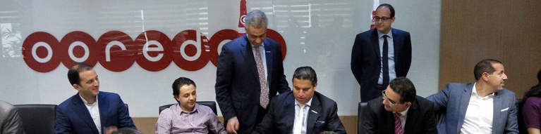 Sayartech — Partnership signing at Ooredoo headquarters